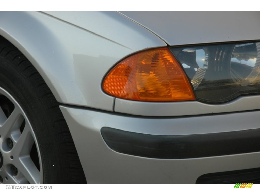 2000 3 Series 323i Sedan - Titanium Silver Metallic / Grey photo #7