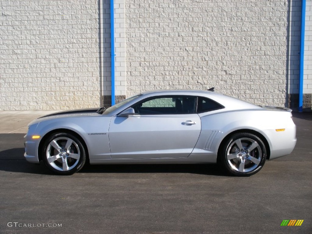 2010 Camaro SS/RS Coupe - Silver Ice Metallic / Black photo #5