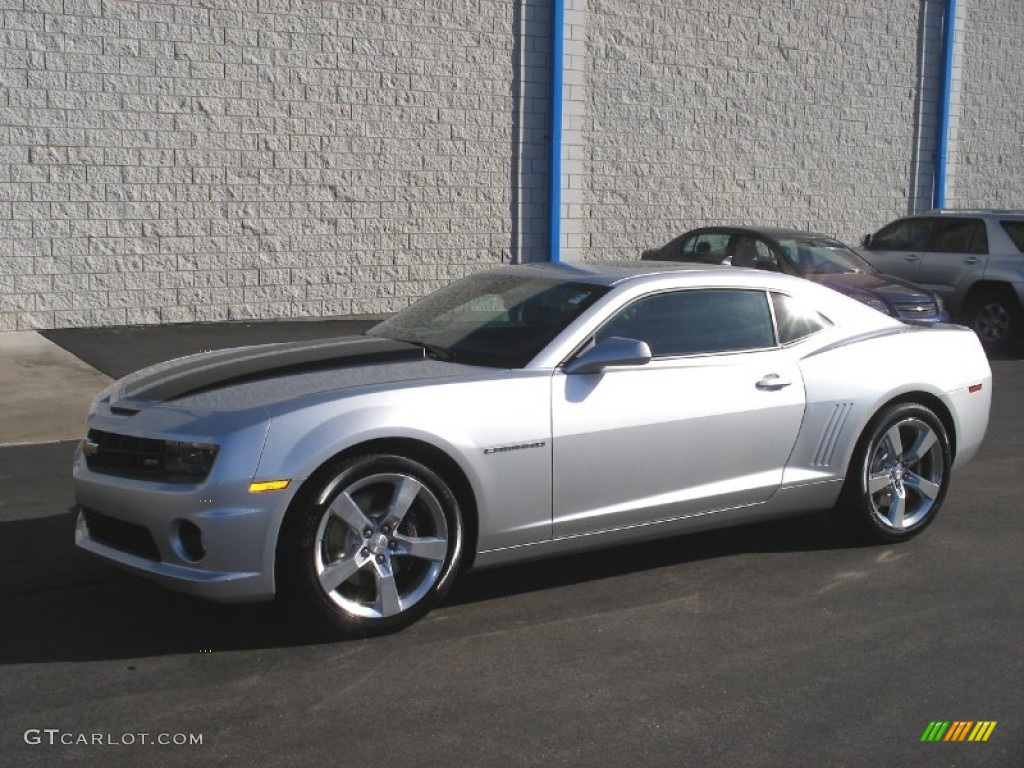 2010 Camaro SS/RS Coupe - Silver Ice Metallic / Black photo #7