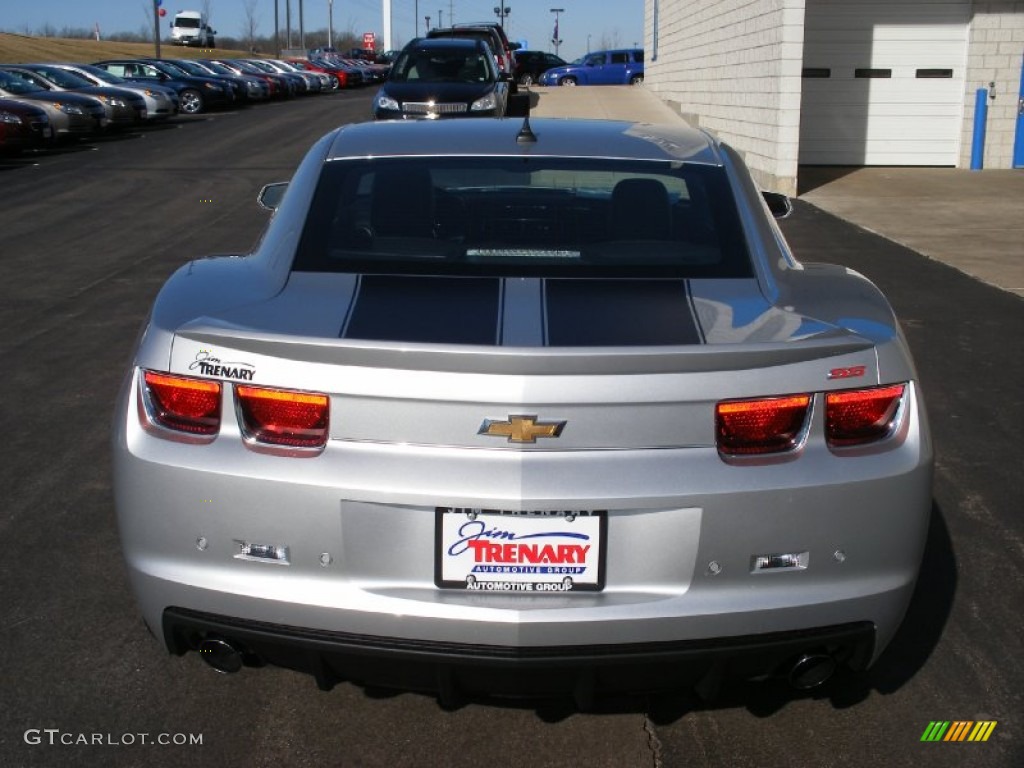 2010 Camaro SS/RS Coupe - Silver Ice Metallic / Black photo #10