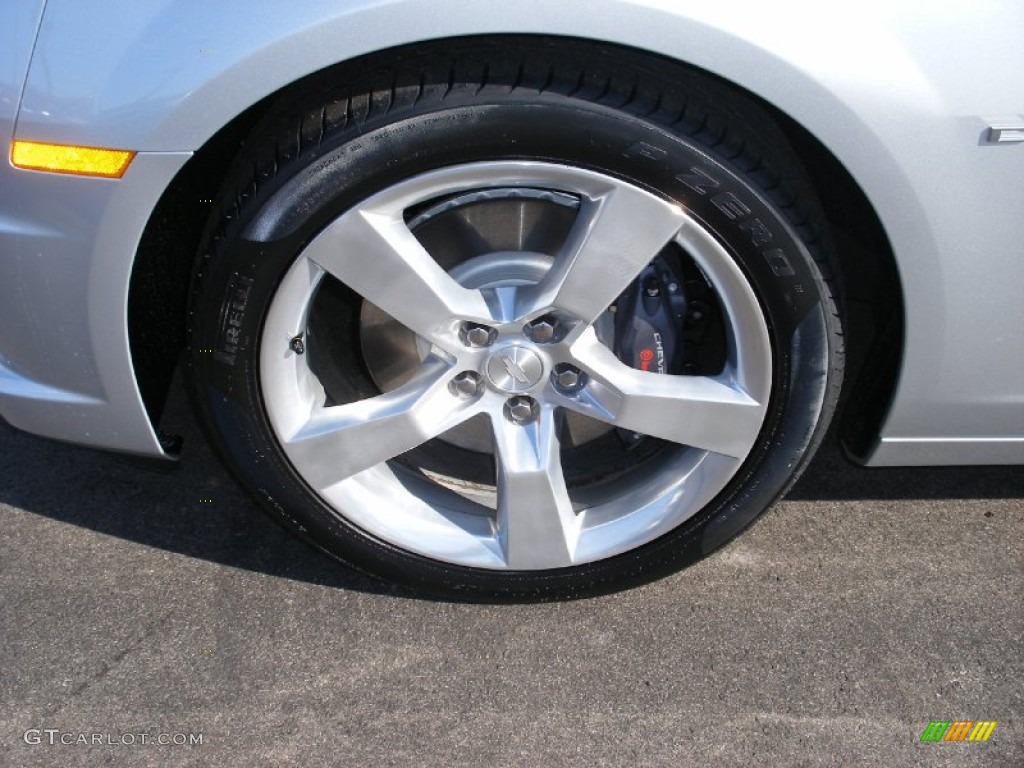 2010 Camaro SS/RS Coupe - Silver Ice Metallic / Black photo #27