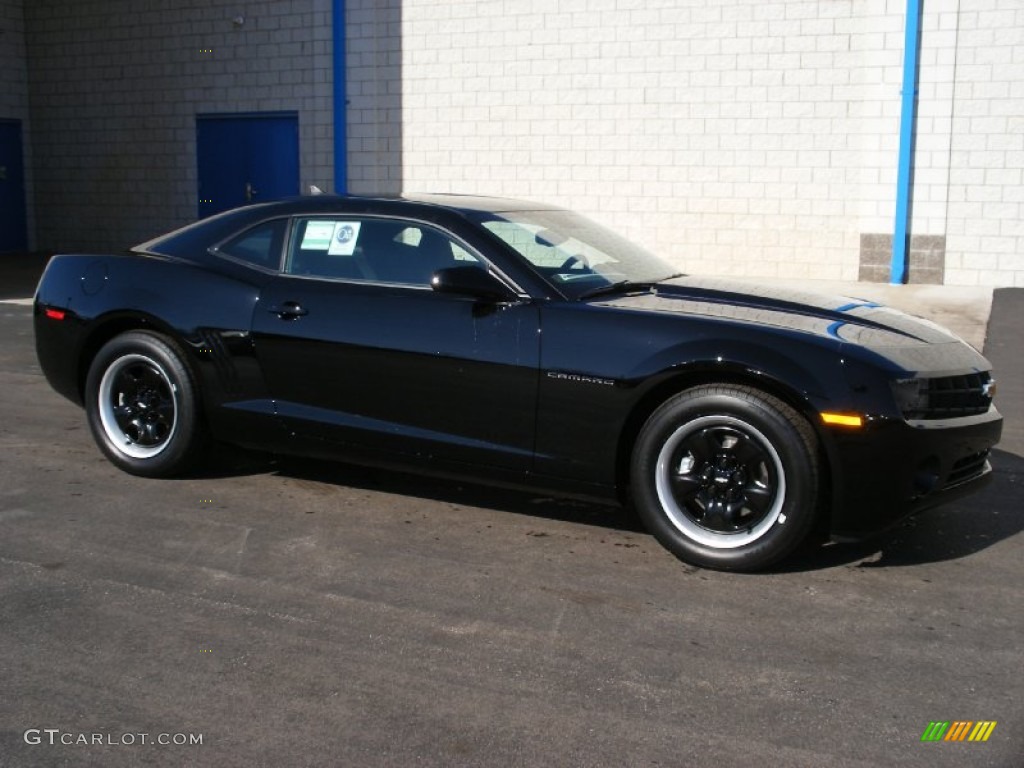 2010 Camaro LS Coupe - Black / Black photo #7