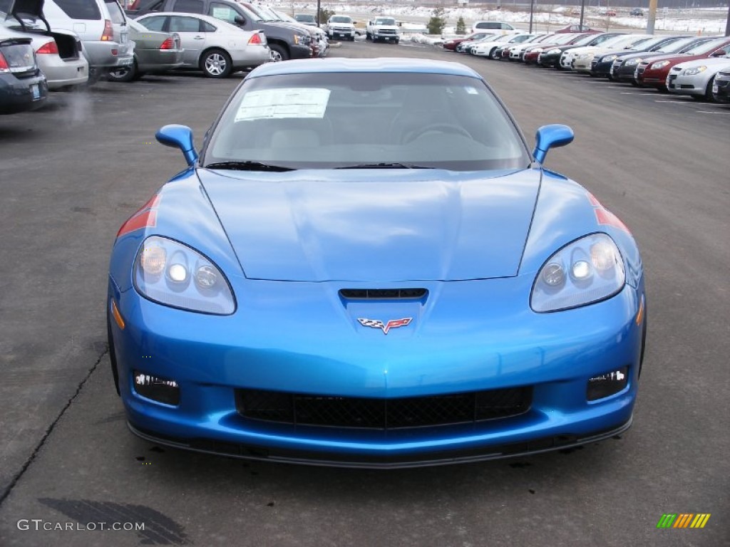 Jetstream Blue Metallic 2010 Chevrolet Corvette Grand Sport Coupe Exterior Photo #58039365