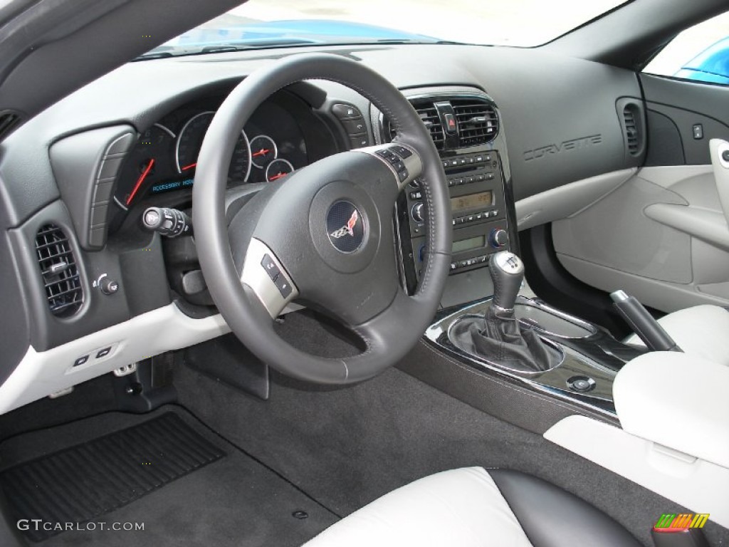 2010 Chevrolet Corvette Grand Sport Coupe Titanium Gray Dashboard Photo #58039410