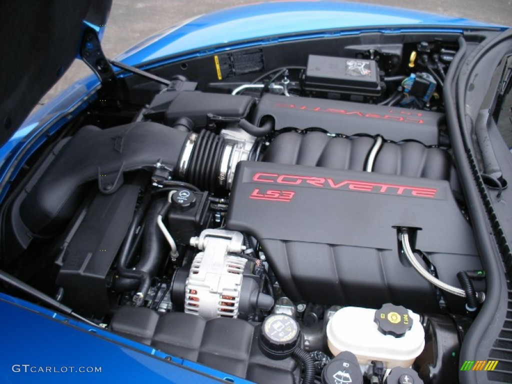 2010 Chevrolet Corvette Grand Sport Coupe 6.2 Liter OHV 16-Valve LS3 V8 Engine Photo #58039519