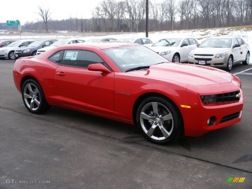 2010 Camaro LT/RS Coupe - Victory Red / Black photo #5