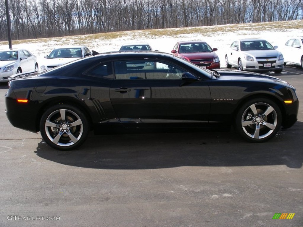 2010 Camaro LT/RS Coupe - Black / Black photo #4