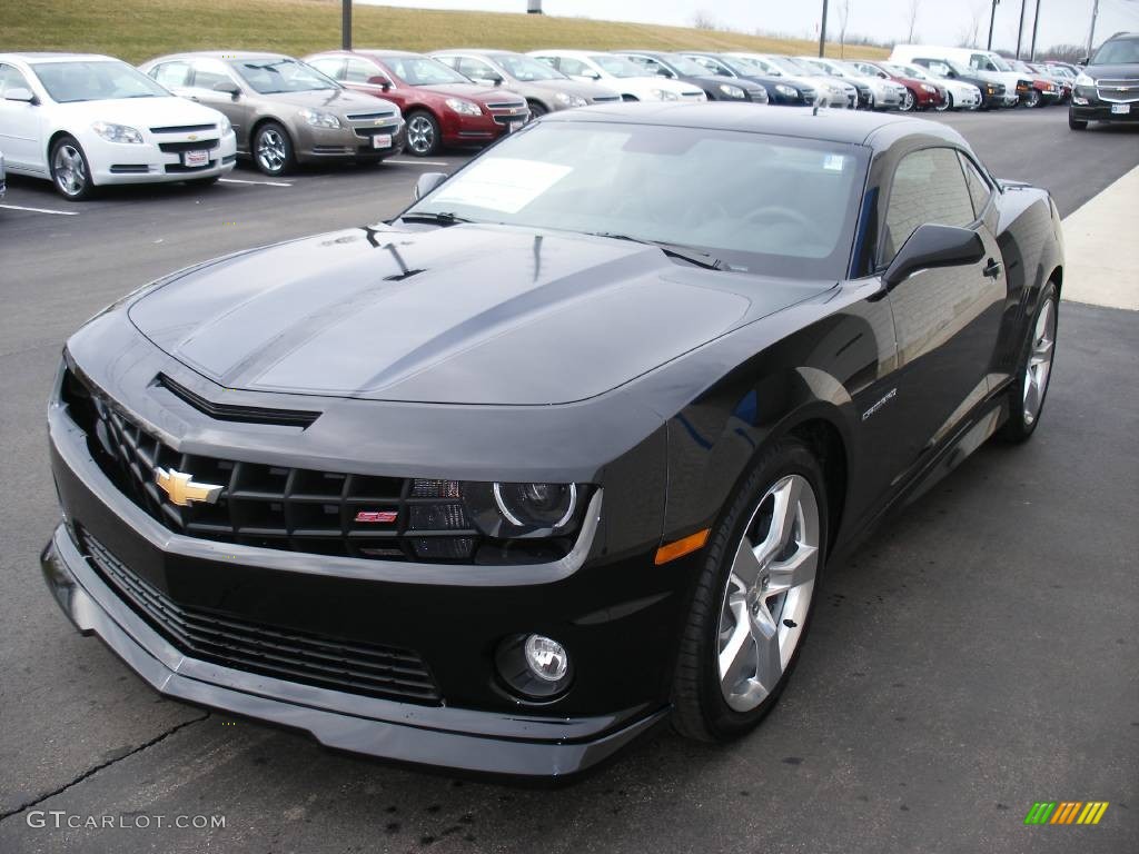 Black 2010 Chevrolet Camaro SS/RS Coupe Exterior Photo #58040137