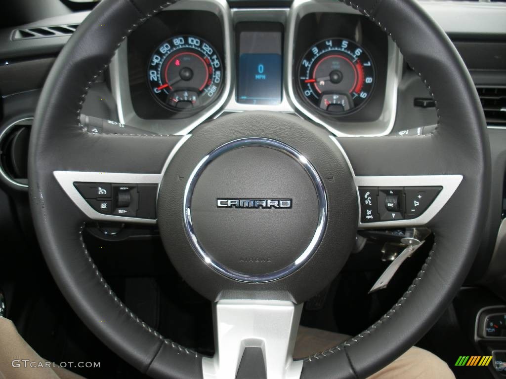 2010 Chevrolet Camaro SS/RS Coupe Black Steering Wheel Photo #58040935