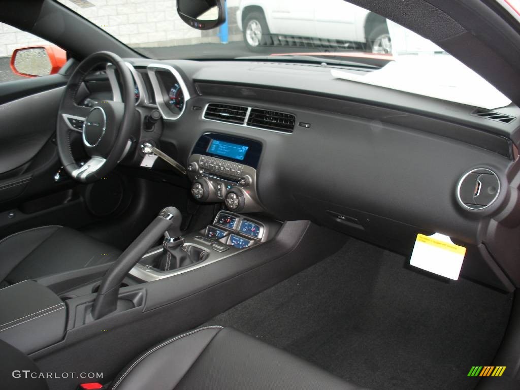 2010 Camaro SS/RS Coupe - Inferno Orange Metallic / Black photo #20