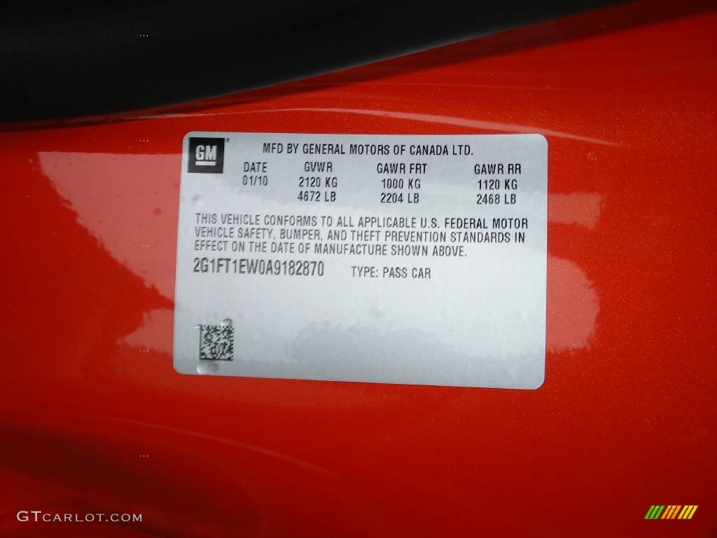2010 Camaro SS/RS Coupe - Inferno Orange Metallic / Black photo #33