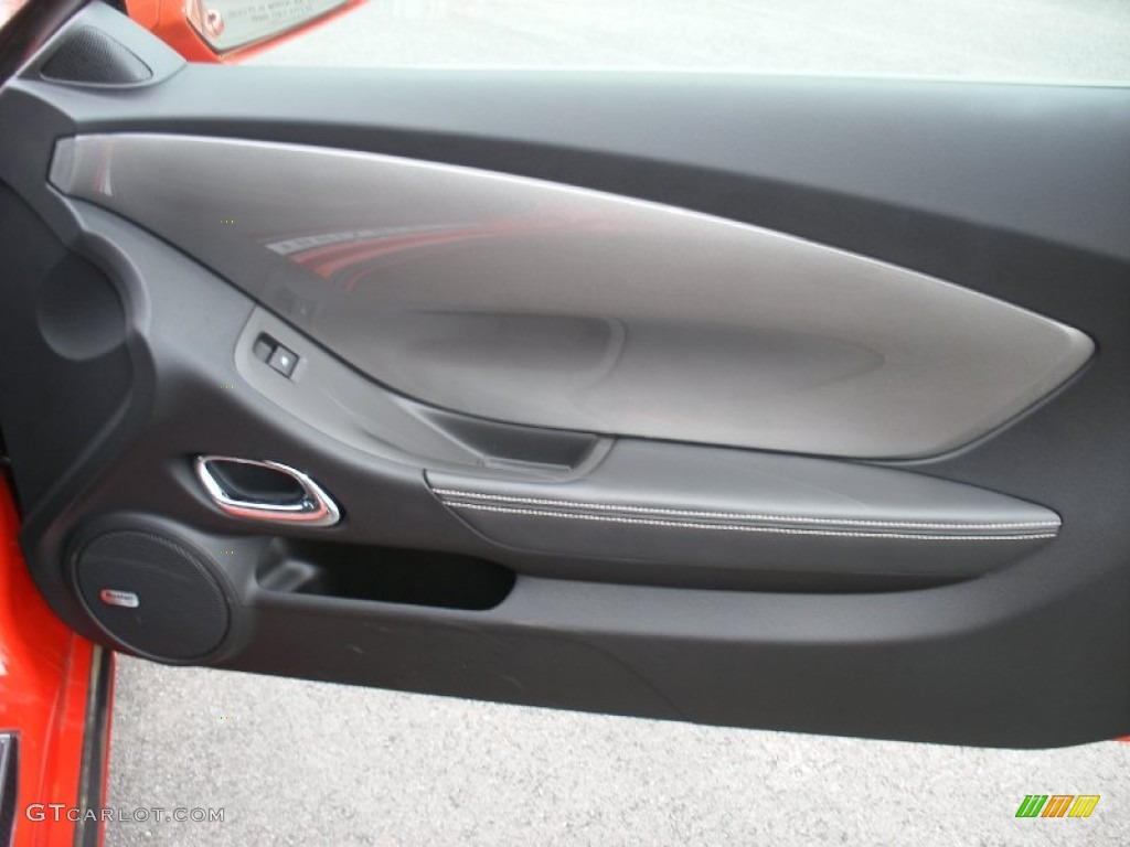 2010 Camaro SS/RS Coupe - Inferno Orange Metallic / Black photo #32