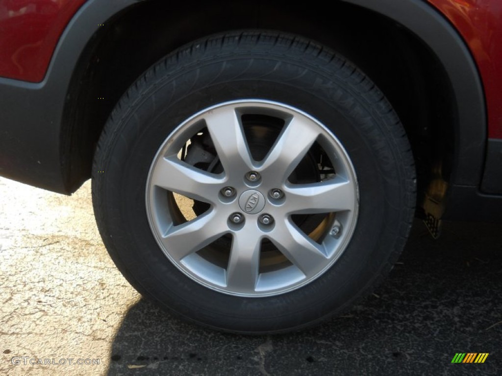 2011 Sorento LX - Spicy Red / Gray photo #16