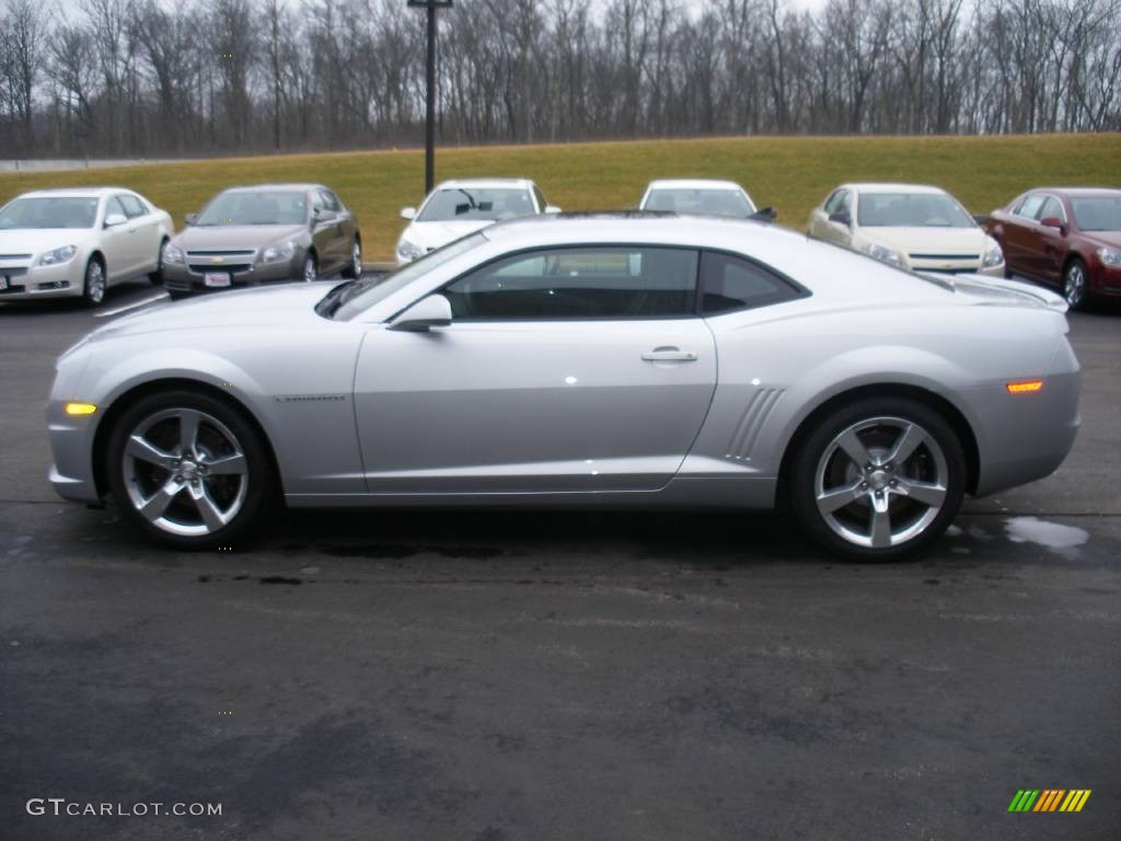 2010 Camaro SS/RS Coupe - Silver Ice Metallic / Black photo #5