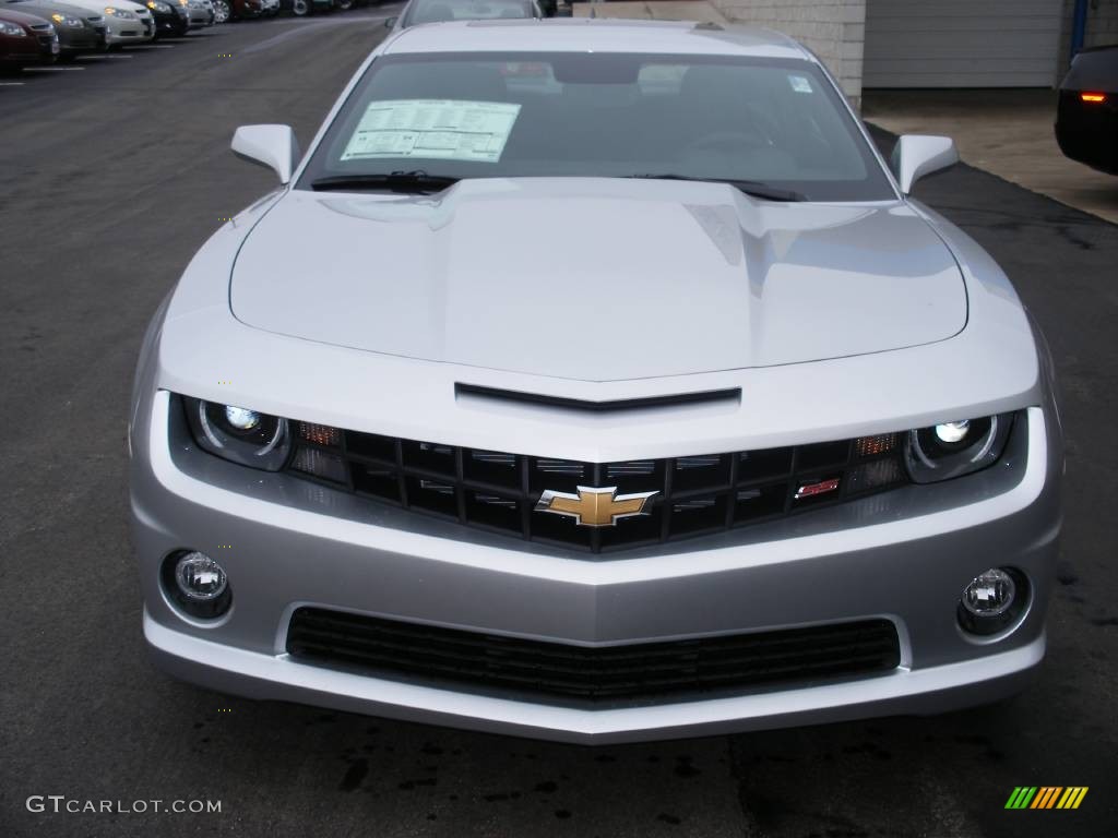 2010 Camaro SS/RS Coupe - Silver Ice Metallic / Black photo #8