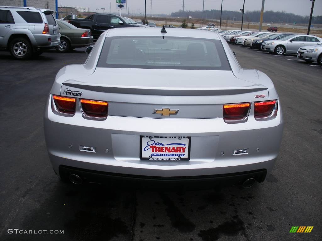 2010 Camaro SS/RS Coupe - Silver Ice Metallic / Black photo #9