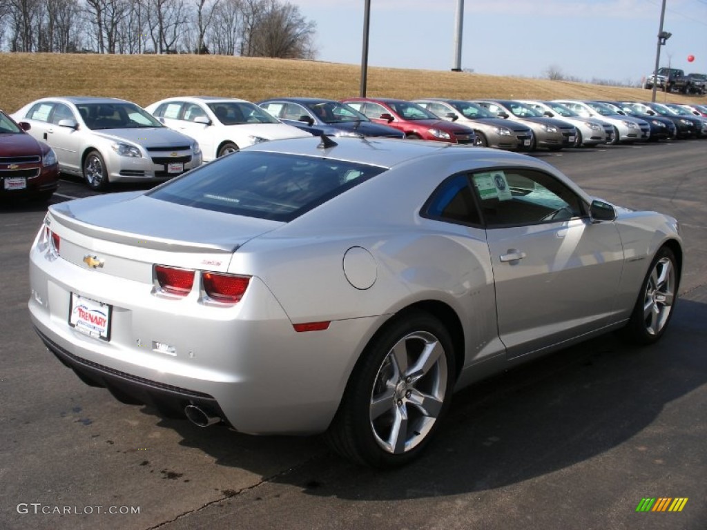 2010 Camaro SS/RS Coupe - Silver Ice Metallic / Black photo #10