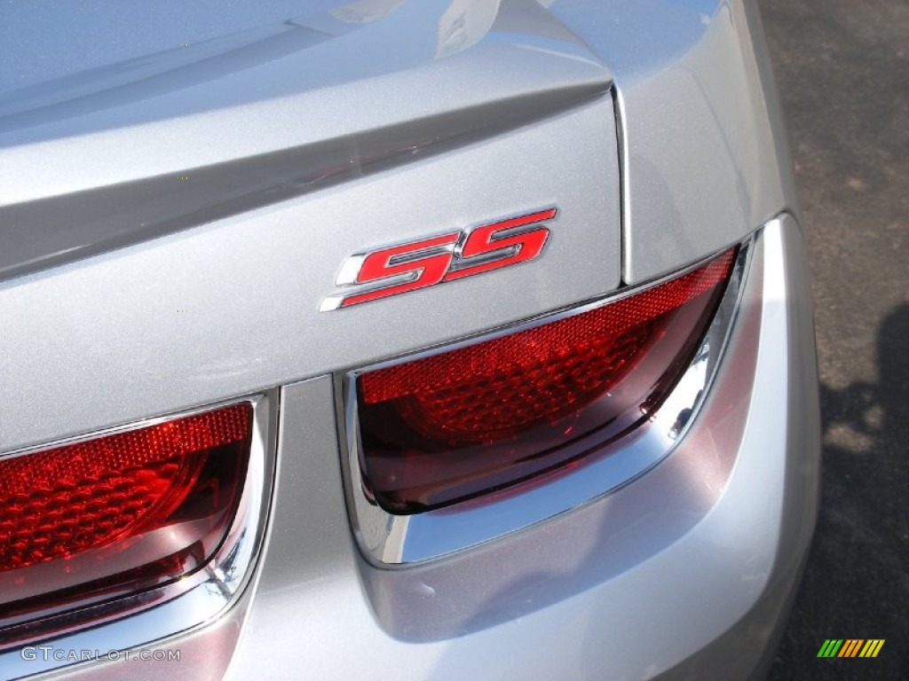 2010 Camaro SS/RS Coupe - Silver Ice Metallic / Black photo #13