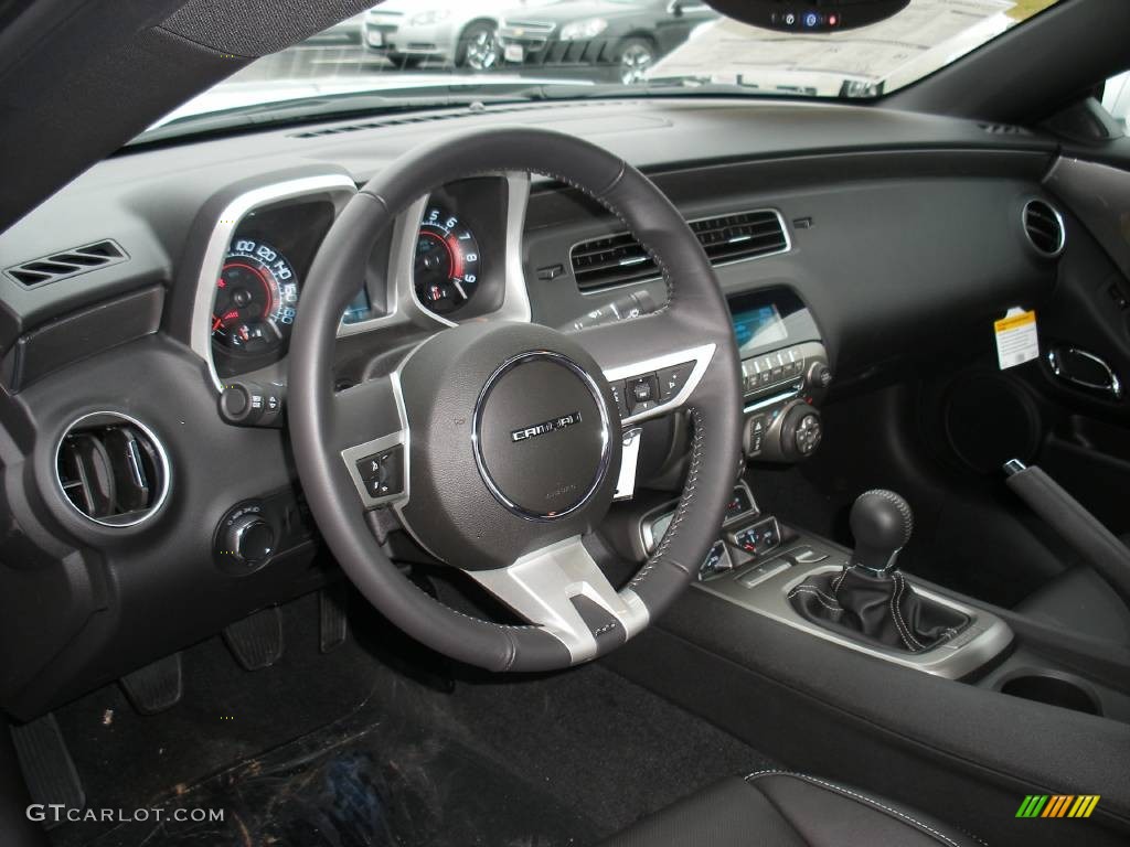 2010 Camaro SS/RS Coupe - Silver Ice Metallic / Black photo #21