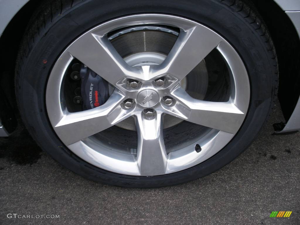 2010 Camaro SS/RS Coupe - Silver Ice Metallic / Black photo #32