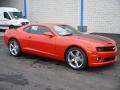 2010 Inferno Orange Metallic Chevrolet Camaro SS/RS Coupe  photo #4