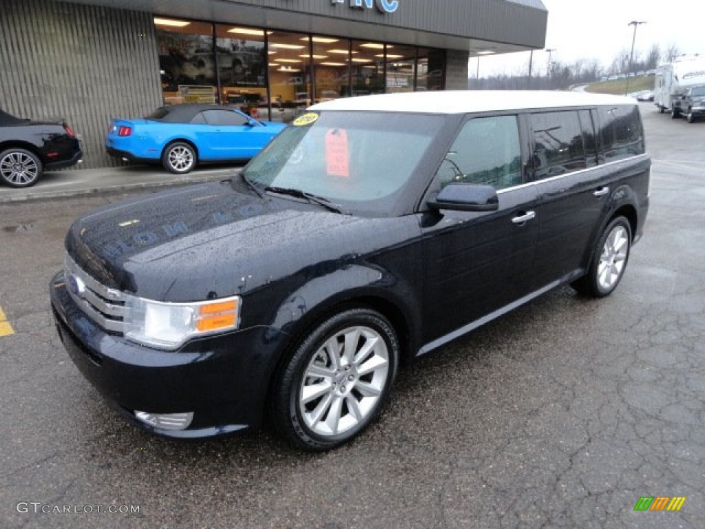 Dark Ink Blue Metallic 2010 Ford Flex SEL EcoBoost AWD Exterior Photo #58041947