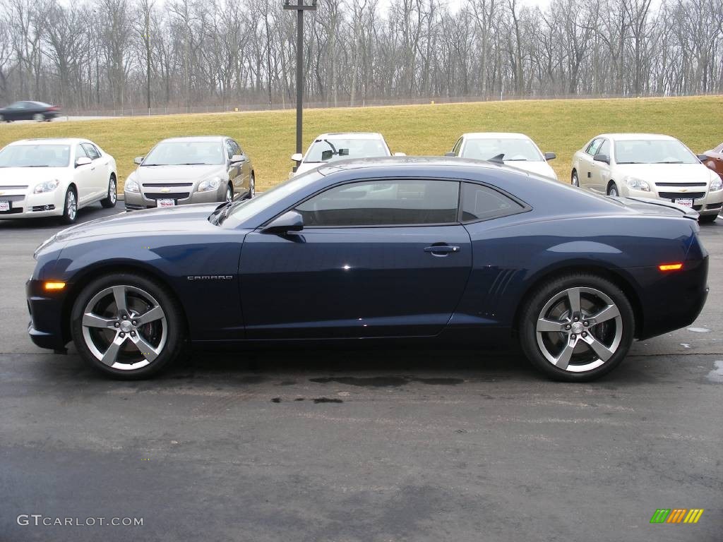 2010 Camaro SS/RS Coupe - Imperial Blue Metallic / Black photo #5