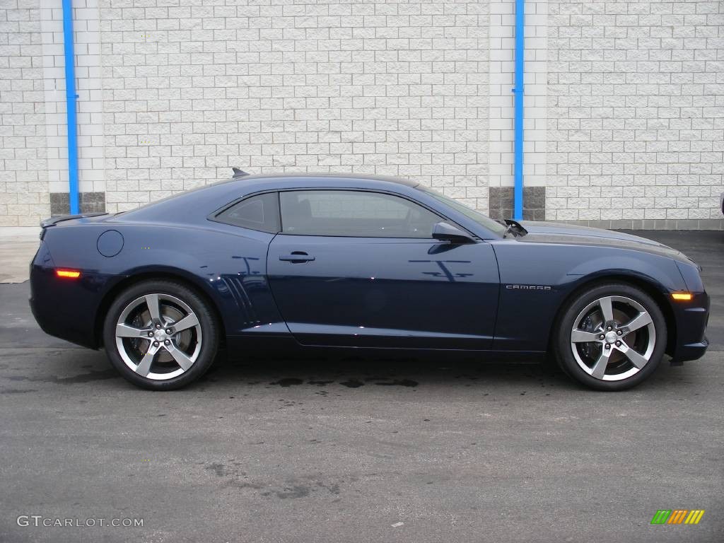 2010 Camaro SS/RS Coupe - Imperial Blue Metallic / Black photo #6