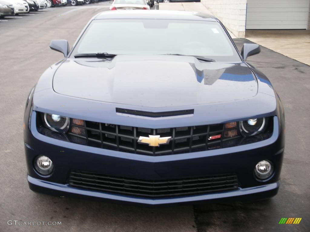 2010 Camaro SS/RS Coupe - Imperial Blue Metallic / Black photo #7