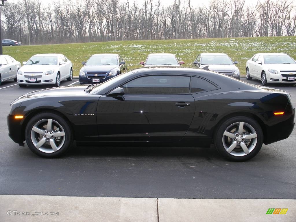 2010 Camaro LT Coupe - Black / Black photo #4