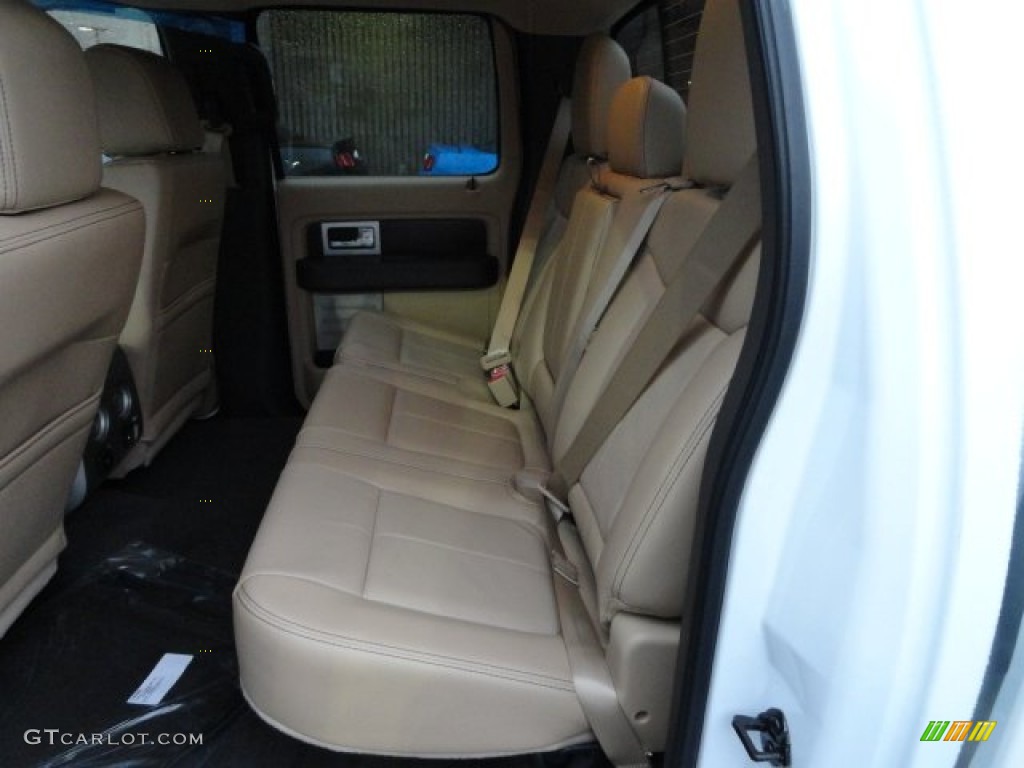 Pale Adobe Interior 2012 Ford F150 Lariat SuperCrew 4x4 Photo #58042491