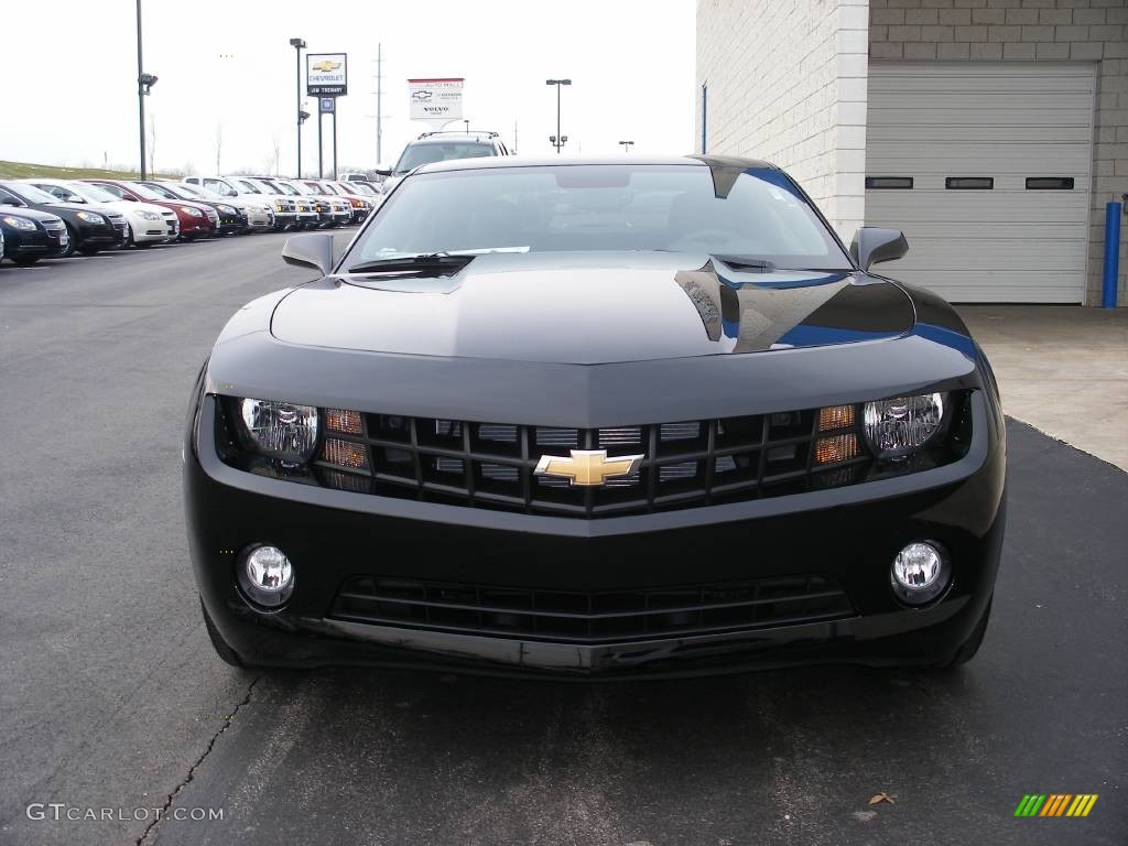 2010 Camaro LT Coupe - Black / Black photo #7