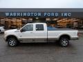 2012 White Platinum Metallic Tri-Coat Ford F350 Super Duty King Ranch Crew Cab 4x4  photo #1