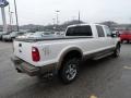 2012 White Platinum Metallic Tri-Coat Ford F350 Super Duty King Ranch Crew Cab 4x4  photo #4