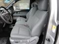  2012 F150 XLT SuperCab 4x4 Steel Gray Interior