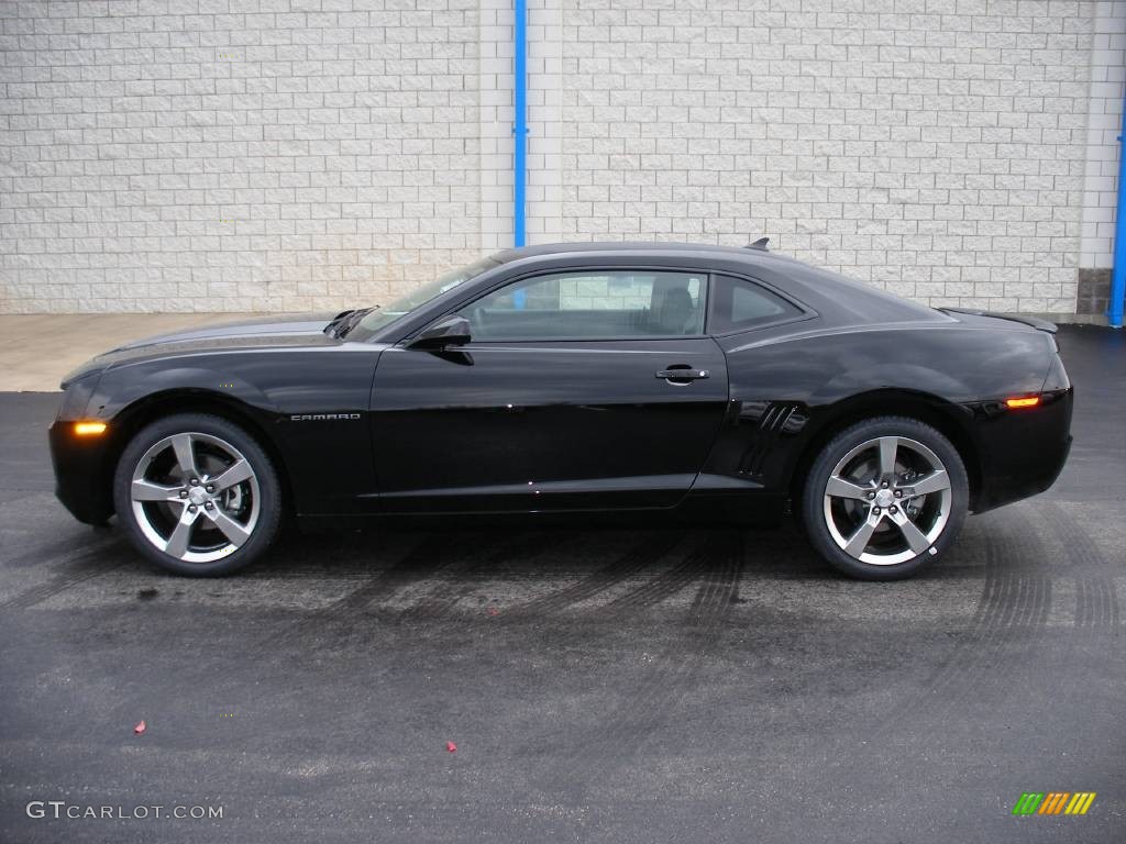 2010 Camaro LT/RS Coupe - Black / Black photo #2