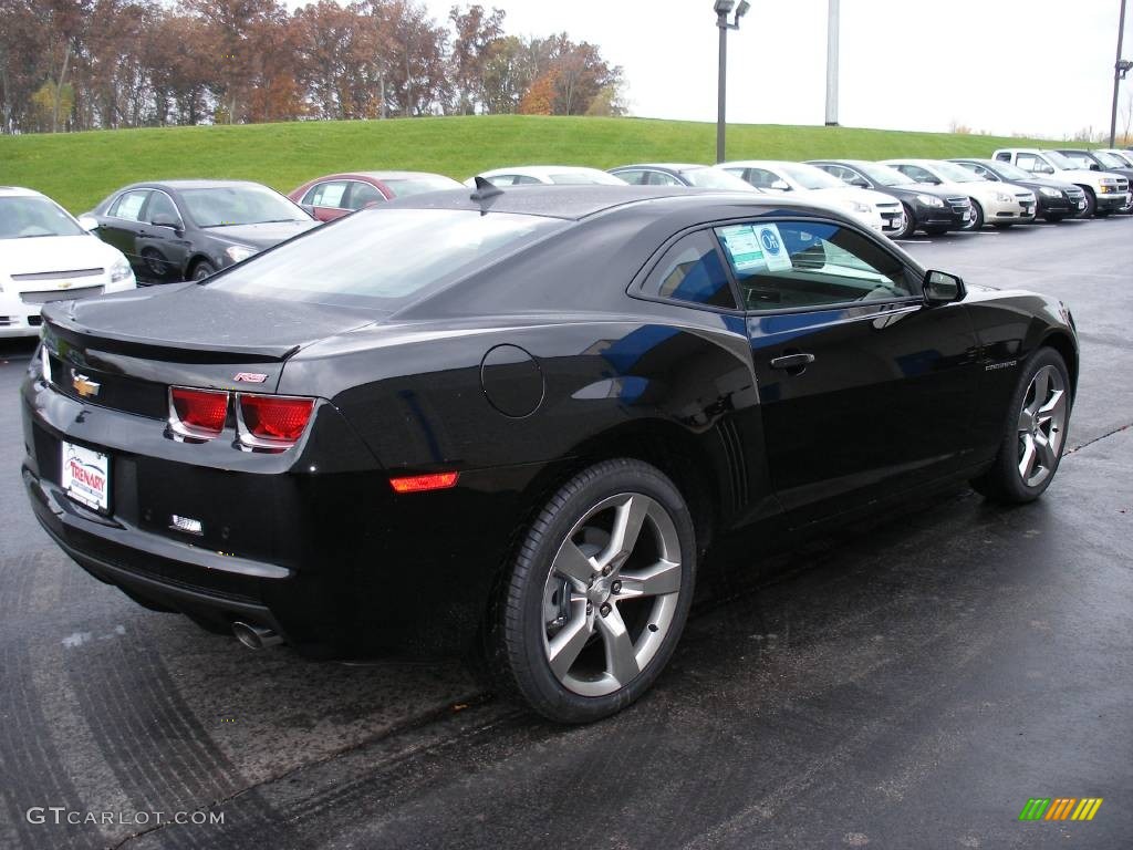 2010 Camaro LT/RS Coupe - Black / Black photo #10