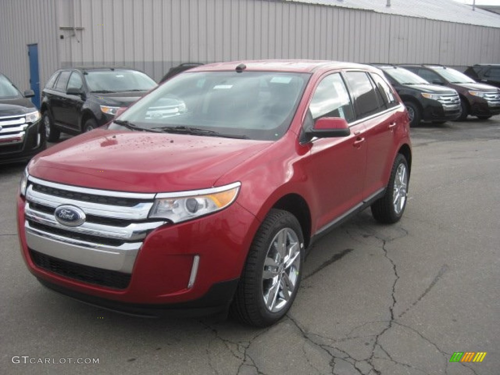 2012 Edge Limited - Red Candy Metallic / Charcoal Black photo #1