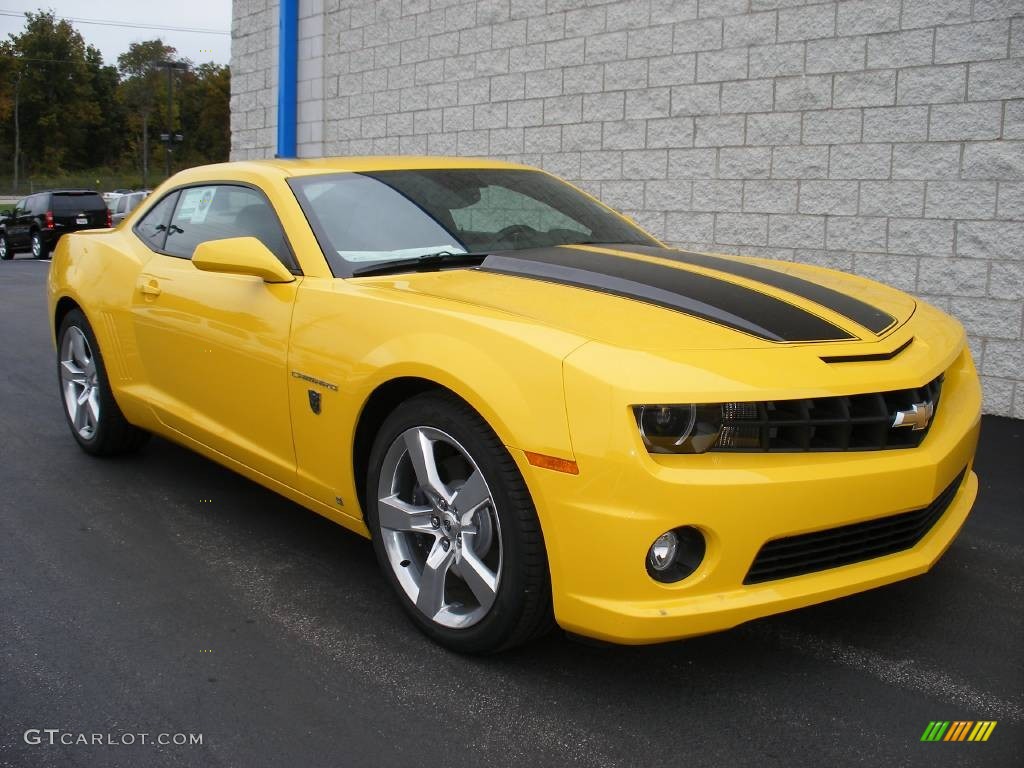 2010 Camaro SS Coupe Transformers Special Edition - Rally Yellow / Black photo #1