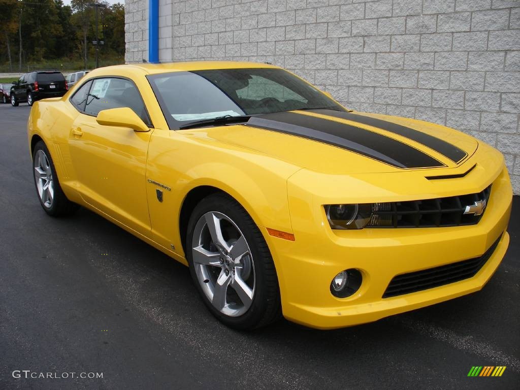 2010 Camaro SS Coupe Transformers Special Edition - Rally Yellow / Black photo #3