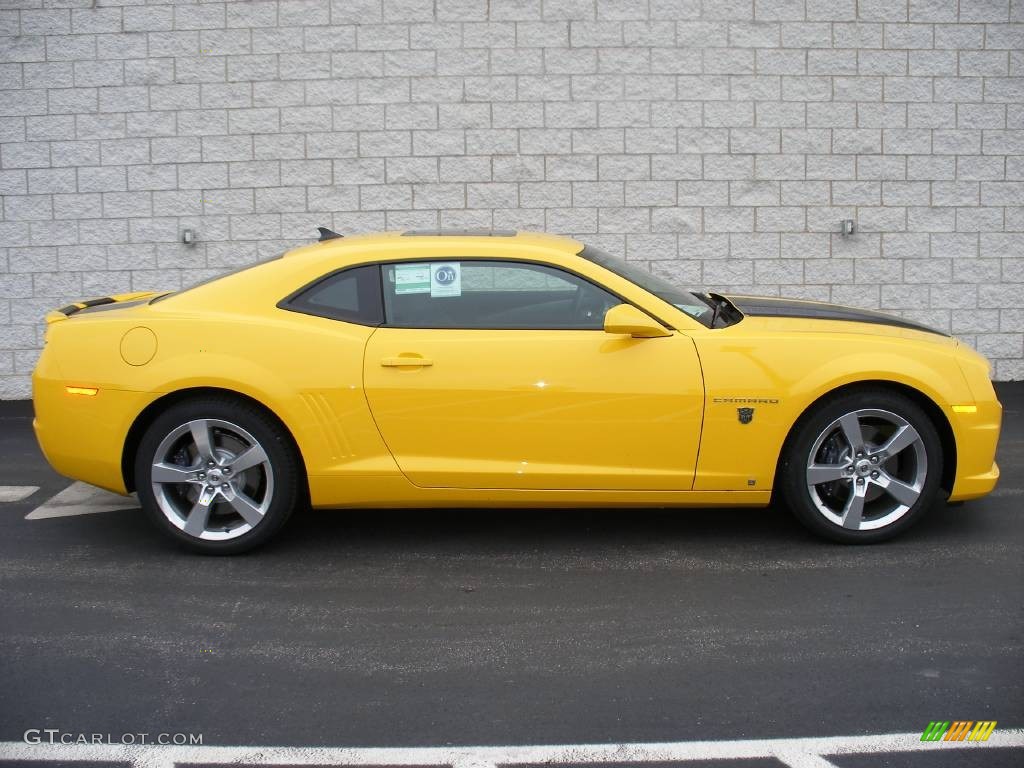 2010 Camaro SS Coupe Transformers Special Edition - Rally Yellow / Black photo #4