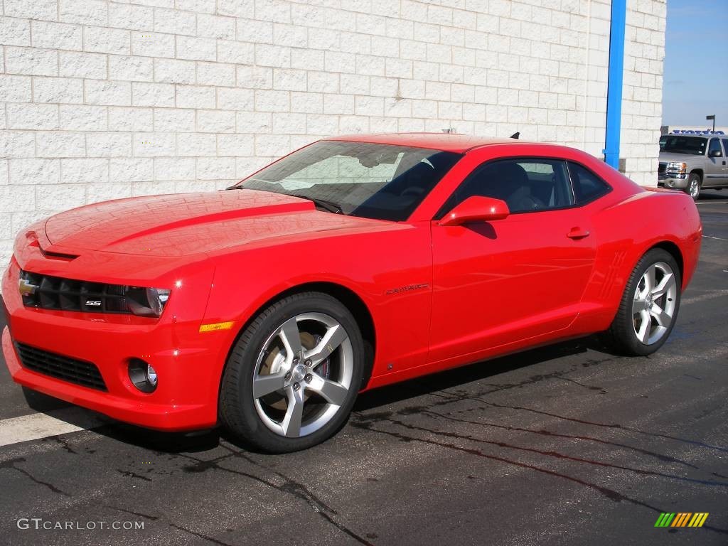 2010 Camaro SS Coupe - Victory Red / Black photo #3