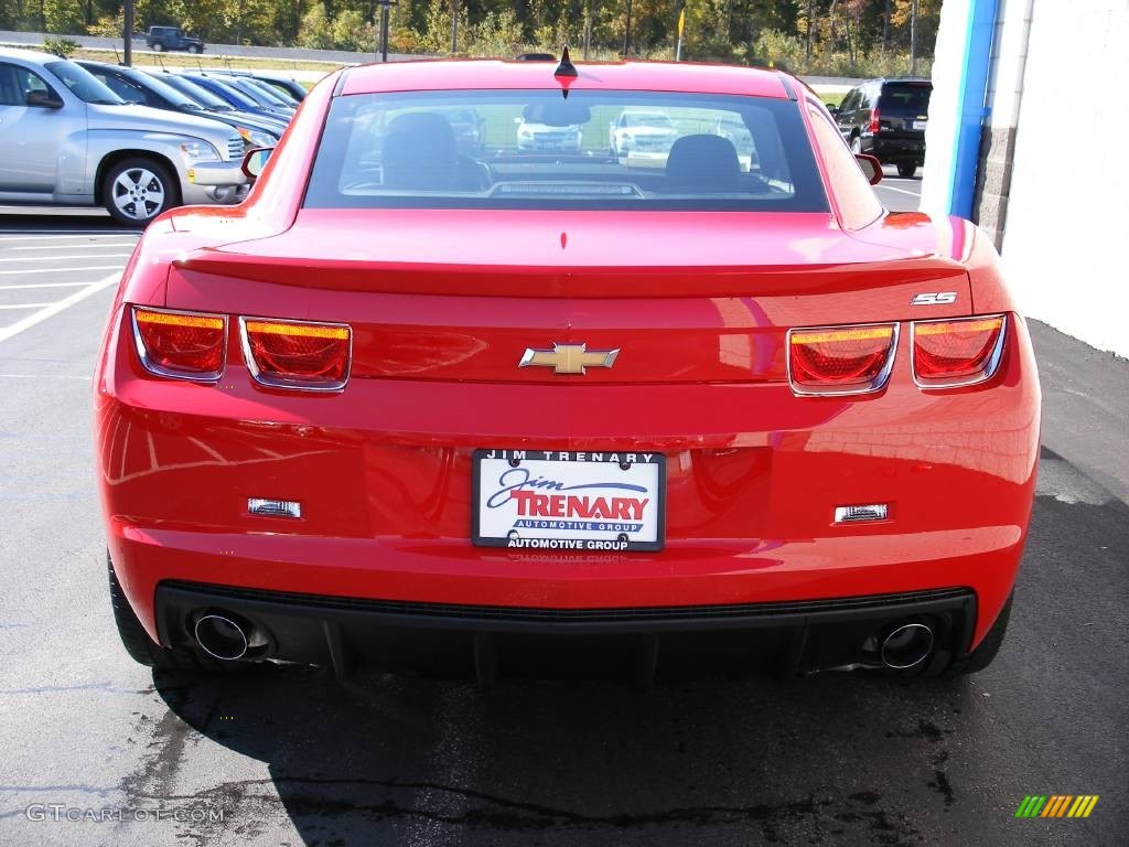 2010 Camaro SS Coupe - Victory Red / Black photo #8