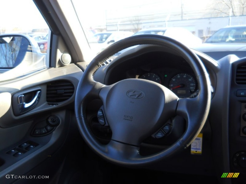 2004 Santa Fe GLS - Pewter / Gray photo #4