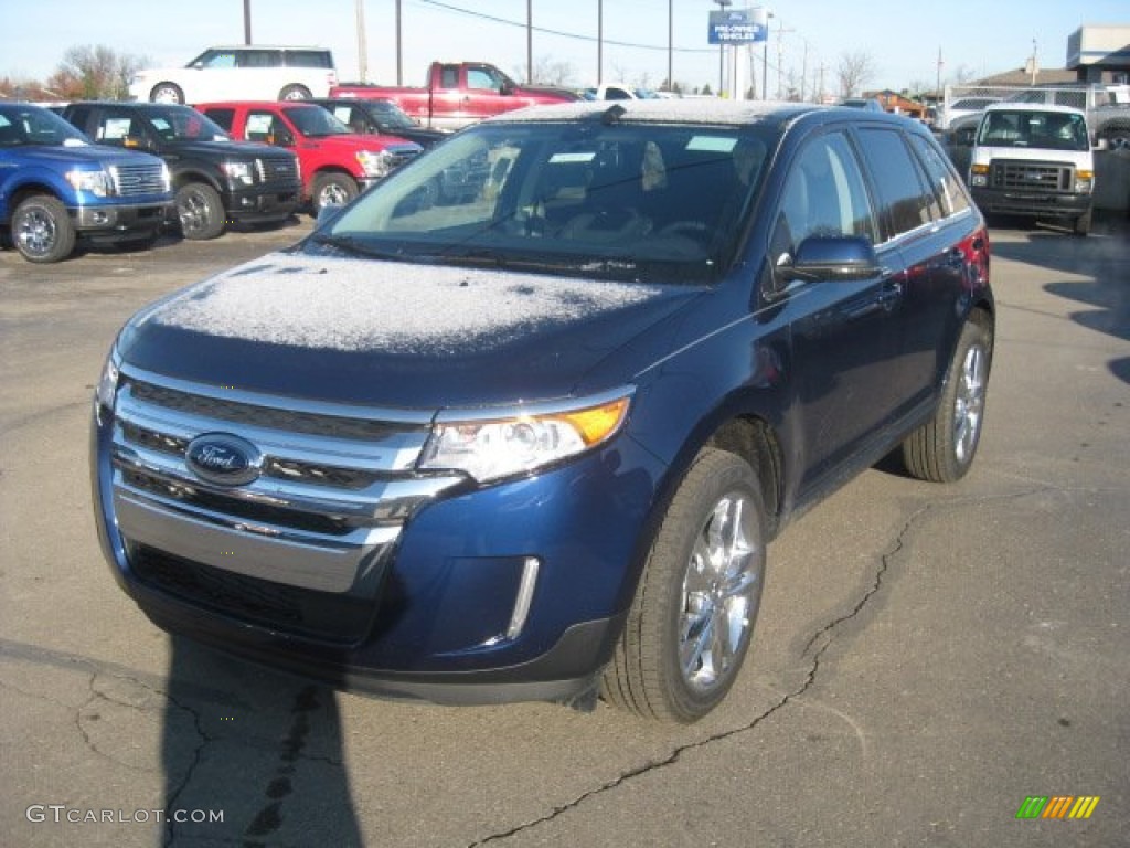 2012 Edge Limited - Dark Blue Pearl Metallic / Charcoal Black photo #1