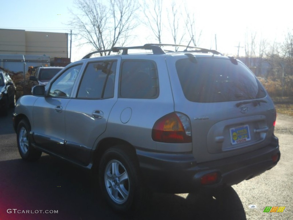 2004 Santa Fe GLS - Pewter / Gray photo #11