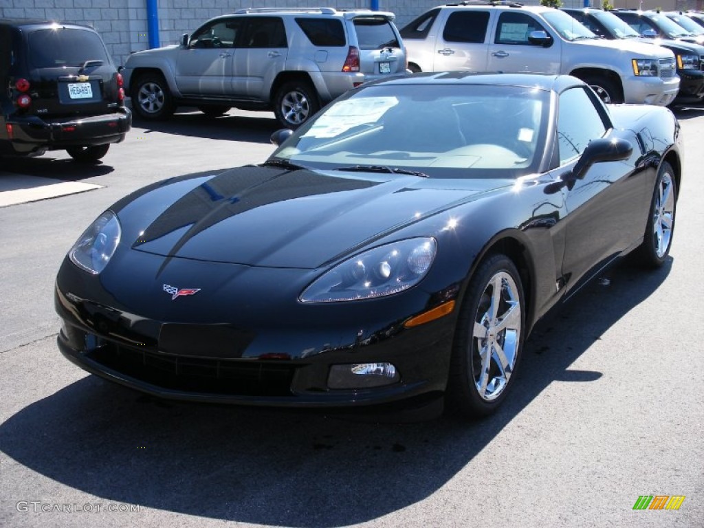 2010 Corvette Coupe - Black / Ebony Black photo #4