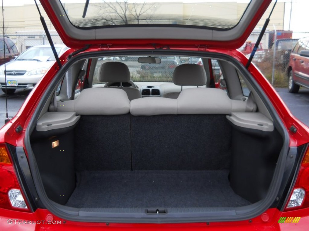 2003 Accent GL Coupe - Retro Red / Gray photo #15