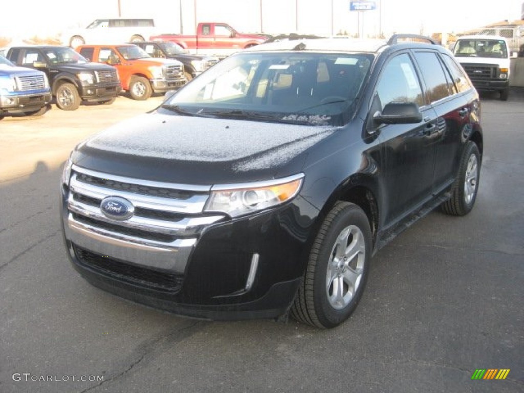 2012 Edge SEL EcoBoost - Black / Charcoal Black photo #1