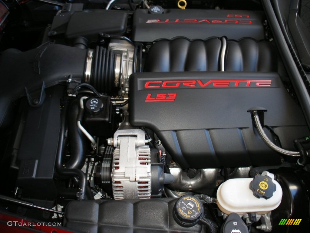 2010 Chevrolet Corvette Coupe 6.2 Liter OHV 16-Valve LS3 V8 Engine Photo #58046486